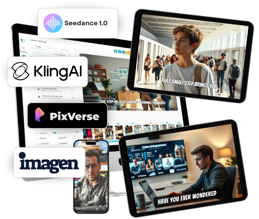 aiViralVids connects to the most advanced ai video models aiViralVids connects to the most advanced ai video models including VO3, OmniHuman, and CleanVideo